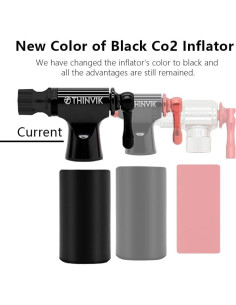 Kit Inflador CO2 Thinvik con 4 Cartuchos de 16g y Funda 2
