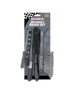 Juego de Cepillos Finish Line Easy-Pro 5 Piezas para Bicicletas