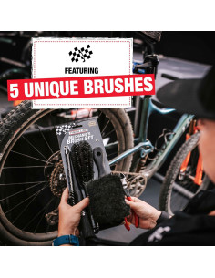 Juego de Cepillos Finish Line Easy-Pro 5 Piezas para Bicicletas 2