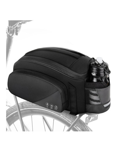 Bolsa de Soporte Trasero WOTOW 12L Impermeable para Bicicleta