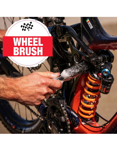 Juego de Cepillos Finish Line Easy-Pro 5 Piezas para Bicicletas