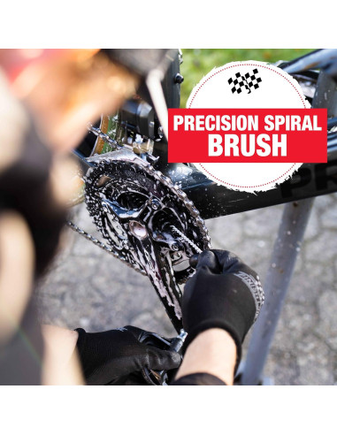 Juego de Cepillos Finish Line Easy-Pro 5 Piezas para Bicicletas