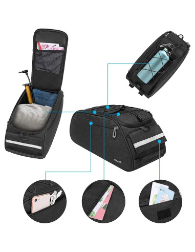 Bolsa de Soporte para Bicicleta MOSISO Mobrackbg 12L Impermeable