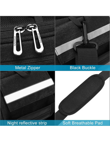 Bolsa de Soporte para Bicicleta MOSISO Mobrackbg 12L Impermeable
