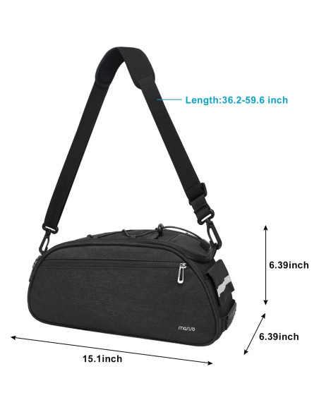Bolsa de Soporte para Bicicleta MOSISO Mobrackbg 12L Impermeable