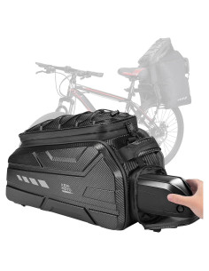 Bolsa de Bicicleta KEMIMOTO 40L con Cubierta Impermeable