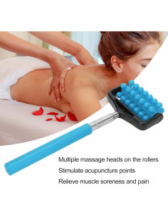 Barra de Masaje Telescópica Ymiko 21-58cm para Espalda y Cuerpo 2