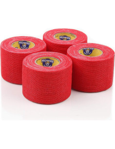 Cinta de agarre no elástica Howies Pro Grip - 12 rollos rojos 2