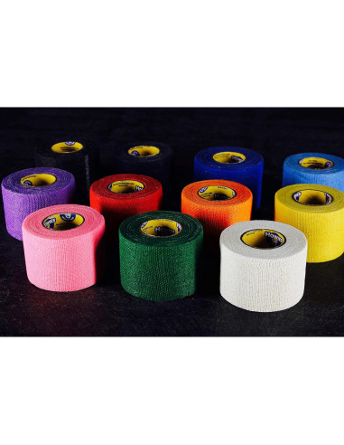 Cinta de agarre no elástica Howies Pro Grip - 12 rollos rojos