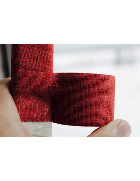 Cinta de agarre no elástica Howies Pro Grip - 12 rollos rojos