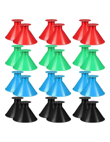 Raspadores de Hielo para Parabrisas Gisafai 24 Pcs Colores