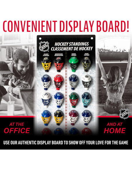 Rastreador de Máscaras de Portero NHL Franklin Sports - 32 Equipos