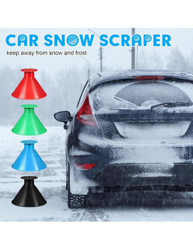 Raspadores de Hielo para Parabrisas Gisafai 24 Pcs Colores