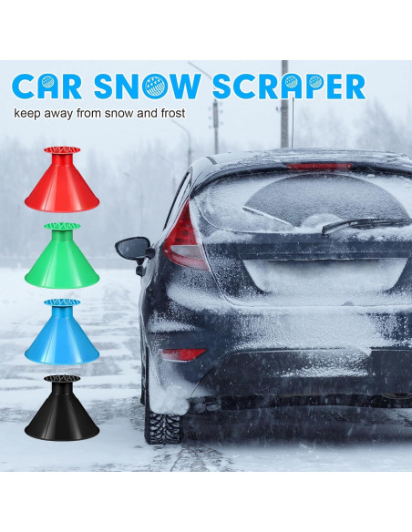 Raspadores de Hielo para Parabrisas Gisafai 24 Pcs Colores