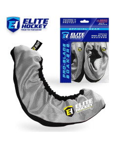 Soakers de Hockey Elite Pro-Blade Gris Plateado Grande 6-12 2