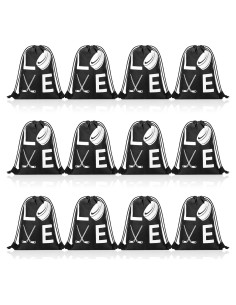 Bolsas de Regalo de Hockey Sinmoe 12 Pcs 17.78 x 25.4 cm