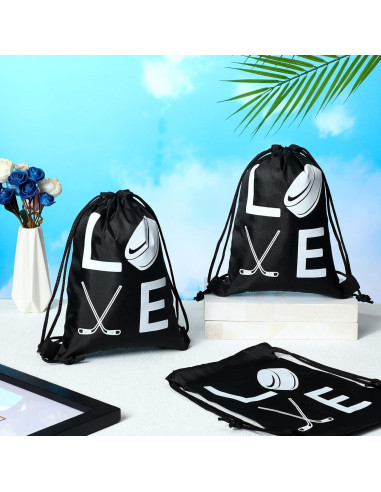 Bolsas de Regalo de Hockey Sinmoe 12 Pcs 17.78 x 25.4 cm