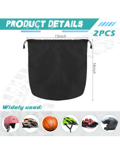 Bolsa para Casco de Hockey Yeyeplum Jil0816 Impermeable 2 Pcs 2