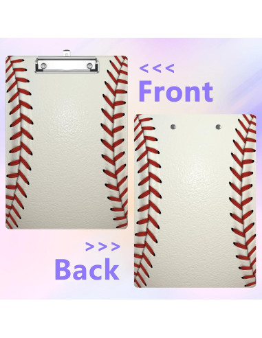 Clipboard A4 EMXION Textura de Béisbol con Clip Metálico