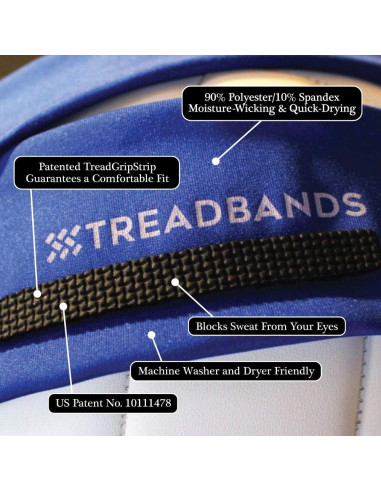 Diadema Antideslizante Tread Bands Loto Eléctrico 73.66 cm