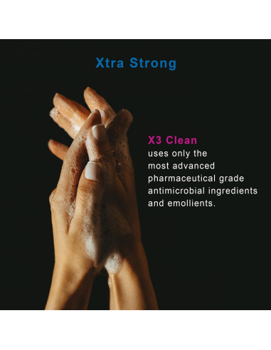Desinfectante de Manos Espumoso X3 Clean Sin Alcohol 3x300ml