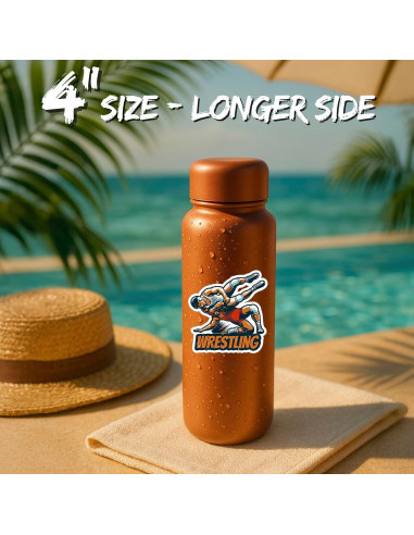 Calcomanía de Lucha 10 cm No Thorns Media - Vinilo Impermeable