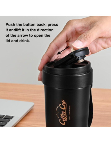 Termo de café de viaje FrutPunch 0.44 L acero inoxidable