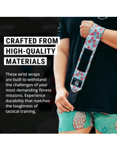 Faja de Muñeca Bay Wrist Wraps - Ajustable, Talla Única, Hawaiano Táctico 2