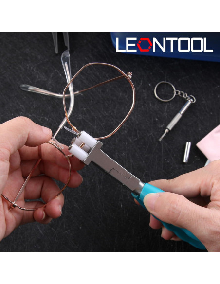 Alicates Tridente Óptico LEONTOOL 15.24 cm Ergonómico