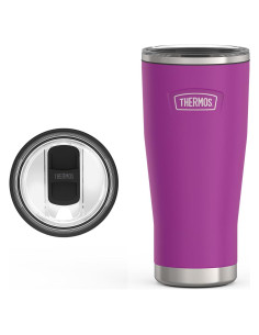 Vaso de Acero Inoxidable THERMOS 24oz Ciruela con Cierre Deslizante