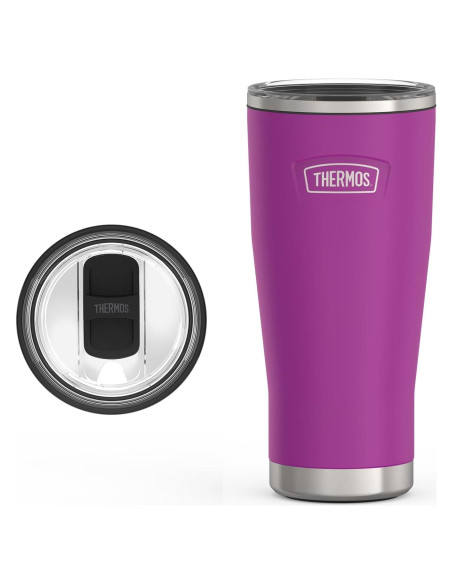 Vaso de Acero Inoxidable THERMOS 24oz Ciruela con Cierre Deslizante