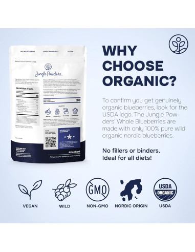 Jarabe de Sáuco Orgánico USDA 100 ml + Arándanos Liofilizados 113 g