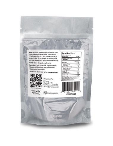 Té en Polvo de Chaga y Arándano Silvestre My Berry 42.52g