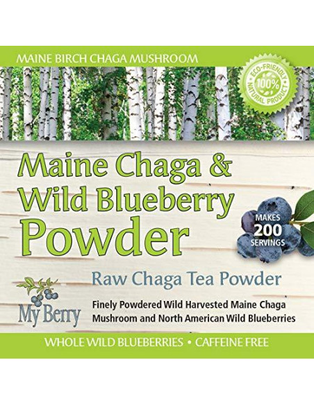 Té en Polvo de Chaga y Arándano Silvestre My Berry 42.52g