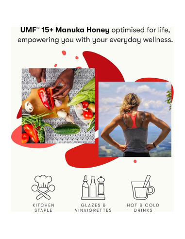 Miel Cruda de Manuka UMF 10+ y 15+ MGO 263 y 514 - 500 g