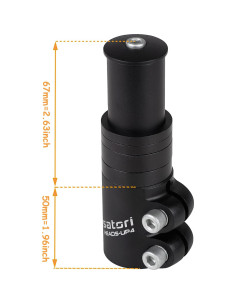 Elevador de Manillar Satori ST-UP4 - Ajustable 78mm 2
