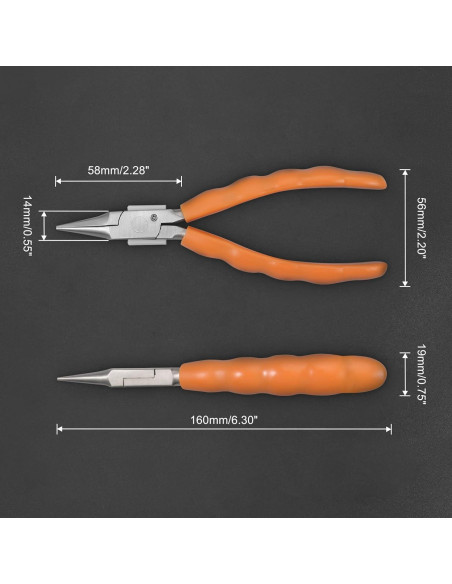 Alicates de Punta de Cadena LEONTOOL 156mm Acero Inoxidable