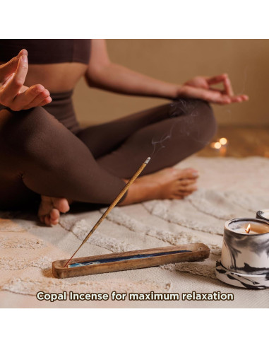 Incienso Copal Azteca Jaguarbird - 40 Varitas de Resina Natural