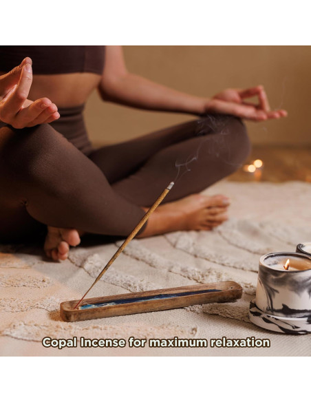 Incienso Copal Azteca Jaguarbird - 40 Varitas de Resina Natural