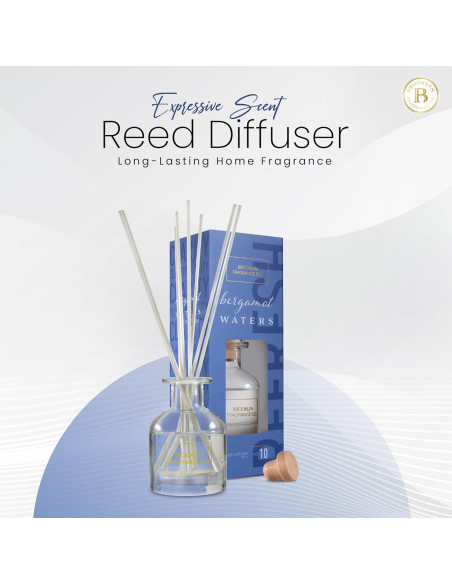 Difusor de Aroma Brooklyn Fragrance Co. 100ml Bergamota