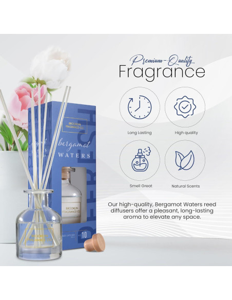 Difusor de Aroma Brooklyn Fragrance Co. 100ml Bergamota