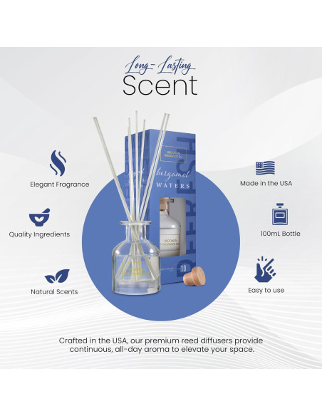 Difusor de Aroma Brooklyn Fragrance Co. 100ml Bergamota