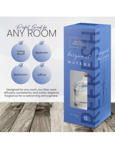 Difusor de Aroma Brooklyn Fragrance Co. 100ml Bergamota