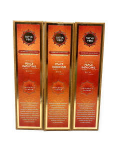 30 Varitas de Incienso Perfumado Tatva Yog - Sándalo, Rosa, Jazmín