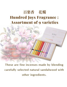 Conjunto de Incienso Japonés Hasegawa - 9 Variedades 15.7cm 2