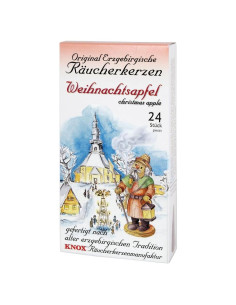 Conos de Incienso de Manzana Knox - 24 Piezas Hechos en Alemania