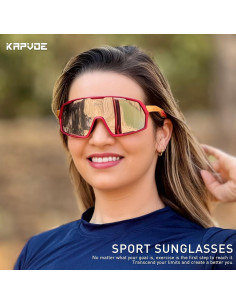 Gafas de Ciclismo KAPVOE K160 Polarizadas UV400 Unisex 2
