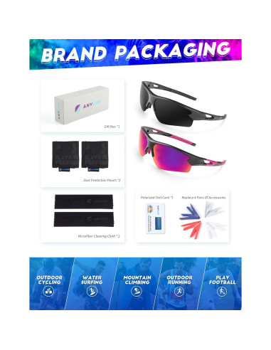 Gafas de sol deportivas ANYLUV A61-1-3 polarizadas UV