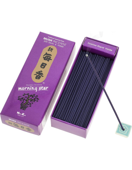 Incienso Morning Star Musgo Nippon Kodo 200 Varillas