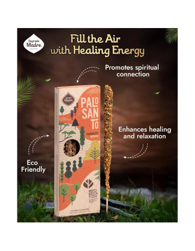 Varitas de Incienso Sagrada Madre 4pcs 17cm Aromáticas